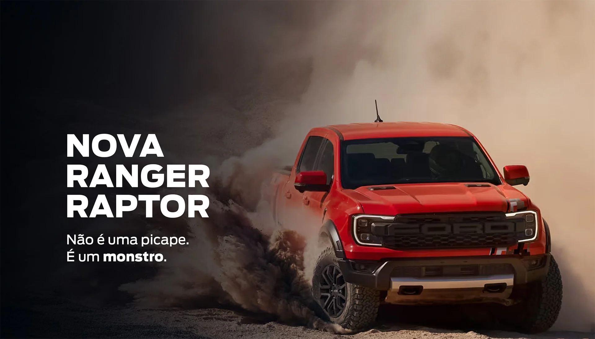 Nova Ford Ranger Raptor. Não é uma picape. É um monstro.